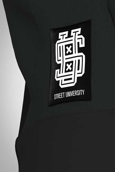 Preview: SU® Hoodie "Monogram" - Black / Yellow