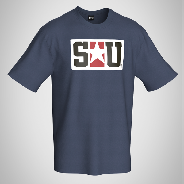 SU® T-Shirt "LOGO No. 1" - Indigo