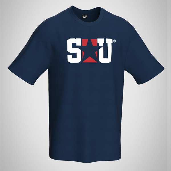 SU® T-Shirt "LOGO No. 2" - Navy