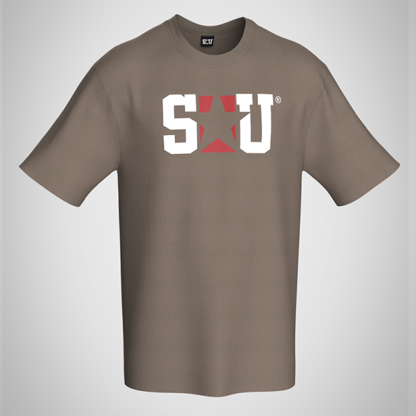 SU® T-Shirt "LOGO No. 2" - Urban Brown
