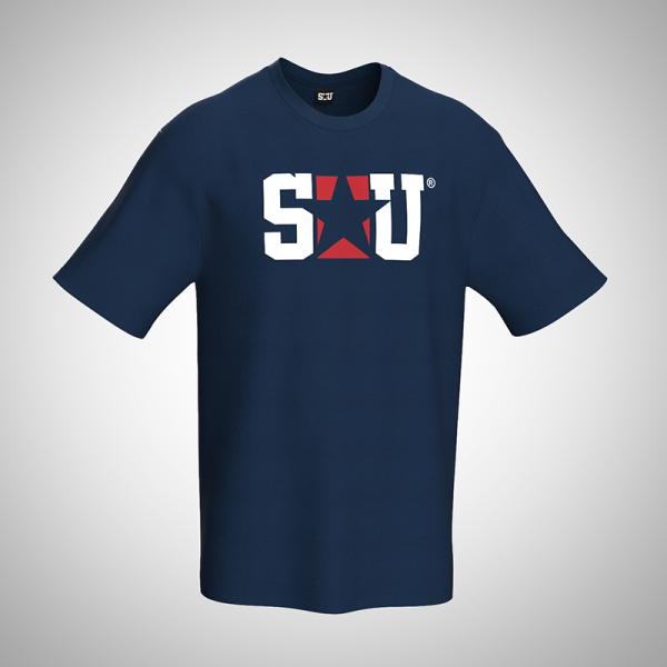 SU® T-Shirt "LOGO No. 2" - Navy