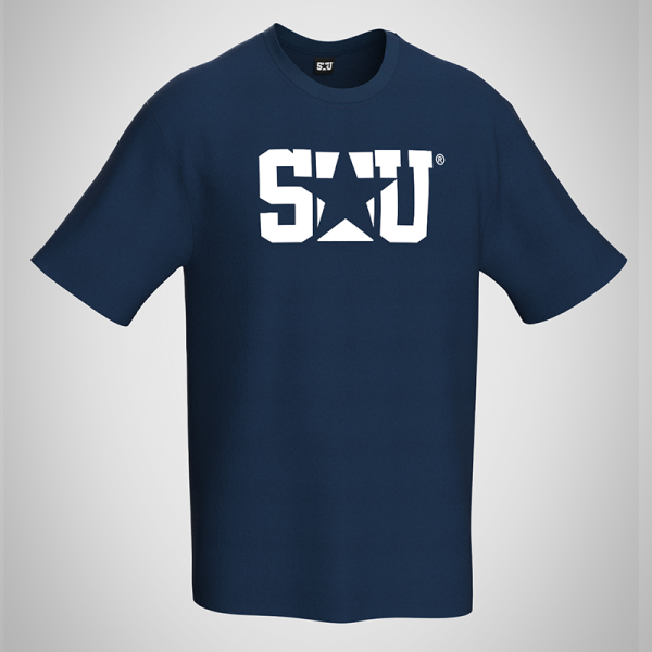 SU® T-Shirt "LOGO No. 3" - Navy